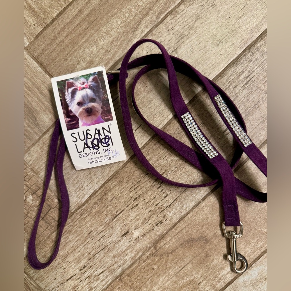 Susan Lanci designs 3 Row Giltmore 4 ft dog leash